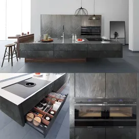 Kitchen zeyko forum stone oceangreen
